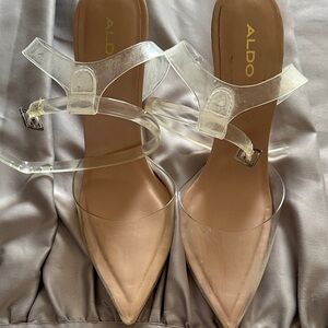 ALDO Women's Transparent Strap Heels